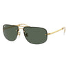 RAYBAN RB3742I 001/71 59 - 3 pcs Rayban Gold Square