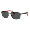 RAYBAN RB3759I 002/87 57 - METAL SHEET Rayban Black Square