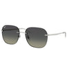 RAYBAN RB3787I 003/11 56 - 3 pcs Rayban Silver Square