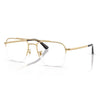 RAYBAN RB6546I 2500 53 - Metal Supra Rayban Gold Square