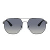 RAYBAN RB3714I 004/87 59 - Metal full Rayban Gunmetal Square