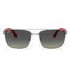 RAYBAN RB3760I 004/11 59 - Metal full Rayban Gunmetal Square