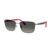 RAYBAN RB3760I 004/11 59 - Metal full Rayban Gunmetal Square