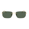 RAYBAN RB3768 001/71 56 - Metal full Rayban Gold Square