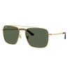 RAYBAN RB3773I 001/71 60 - Metal full Rayban Gold Square