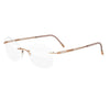 SILHOUETTE TITAN 5521 EU 3530 53 - 3 pcs SILHOUTTE Rose GOLD Ladies