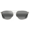 MAUI JIM MJ0857S 001 58 - Metal full MAUI JIM Silver Square