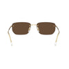 RAYBAN RB3768 001/73 56 - 3 pcs Rayban Gold Square