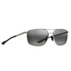 MAUI JIM MJ0857S 001 58 - Metal full MAUI JIM Silver Square