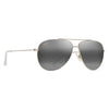 MAUI JIM MJ0665S 001 59 - Metal full MAUI JIM Gunmetal Aviator