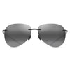 MAUI JIM MJ0421S 005 63 - 3 pcs MAUI JIM Black Aviator
