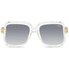 CAZAL CZ607/3 65 Unisex Sunglasses CRYSTAL