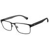 EMPORIO ARMANI EA1105 3014 Unisex Optical Frame Black - angled
