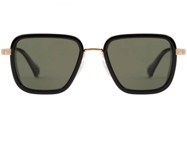 GIGISTUDIOS 6648/1 FORD Men Sunglasses Gold with Rims and Temples in Matt Black