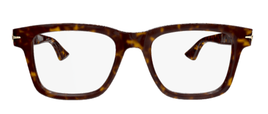 MONT BLANC MB0266O 006 L Men Optical Frame HAVANA - mittaloptics