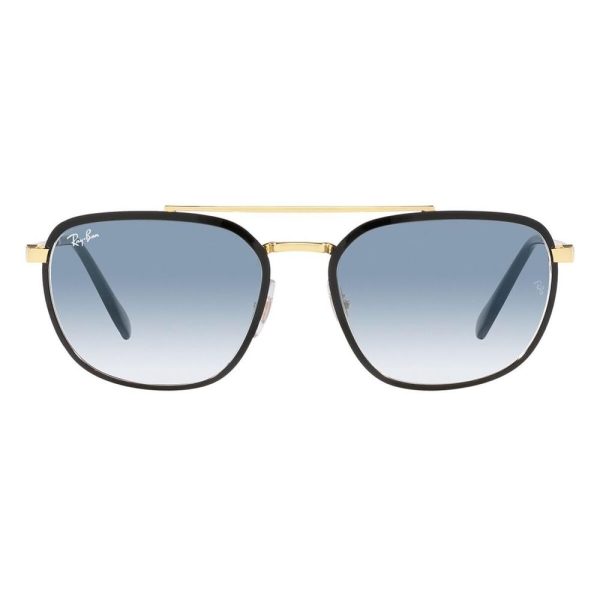 Ray-Ban RB 3708 9000/3F Unisex Sunglasses Black On Gold