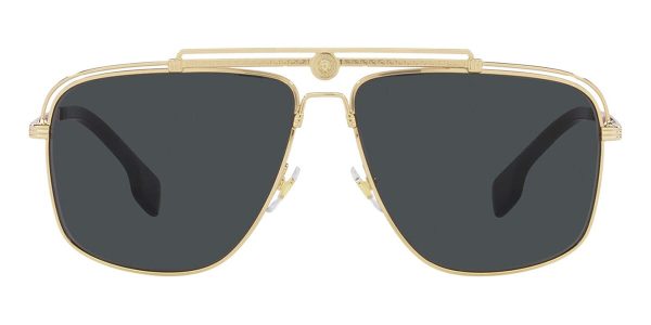 VERSACE VE2242 1002/87 3N Men Sunglasses GOLD