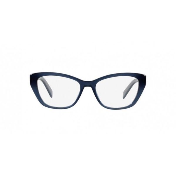 PRADA VPR 19W 07Q-1O1 Unisex Optical Frame Blue / Opal Astral