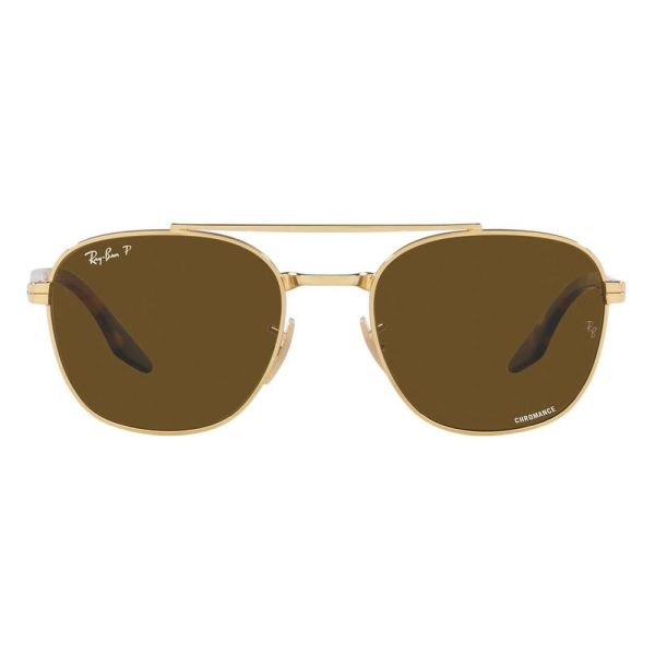 RAYBAN RB 3688 001/AN Unisex Sunglasses Gold