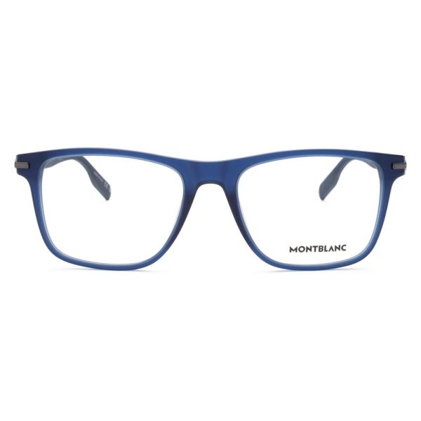 MONT BLANC MB0251O 002 Men Optical Frame BLUE