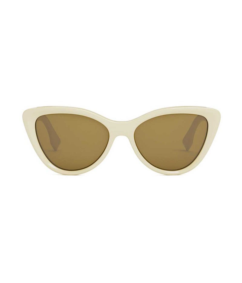 FENDI FE40087U 25E A Women Sunglasses IVORY – mittaloptics