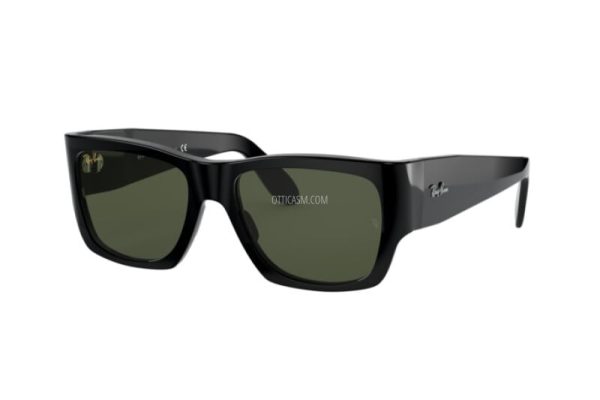 RAY-BAN WAYFARER NOMAD RB 2187 901 31 SUNGLASSES - Image 2