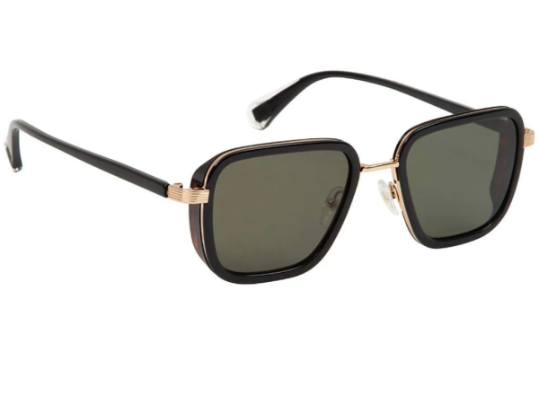 GIGISTUDIOS 6648/1 FORD Men Sunglasses Gold with Rims and Temples in Matt Black - Image 2