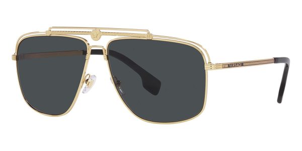 VERSACE VE2242 1002/87 3N Men Sunglasses GOLD - Image 2