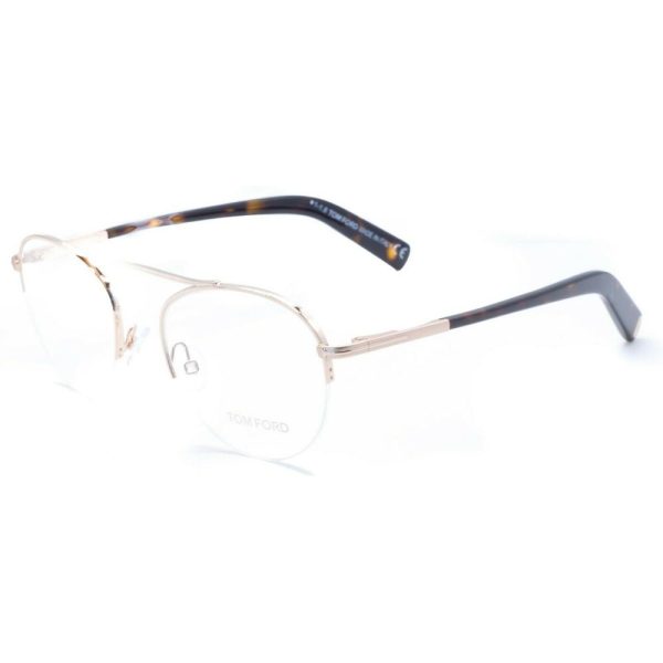 TOM FORD TF 5451 28B Unisex Optical Frame GOLD - Image 2