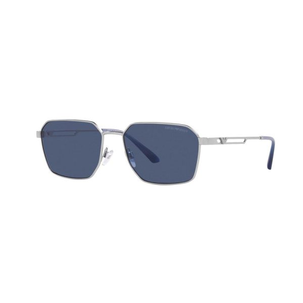 EMPORIO ARMANI EA 2140 3045/80 Men Sunglasses Matte Silver - Image 2