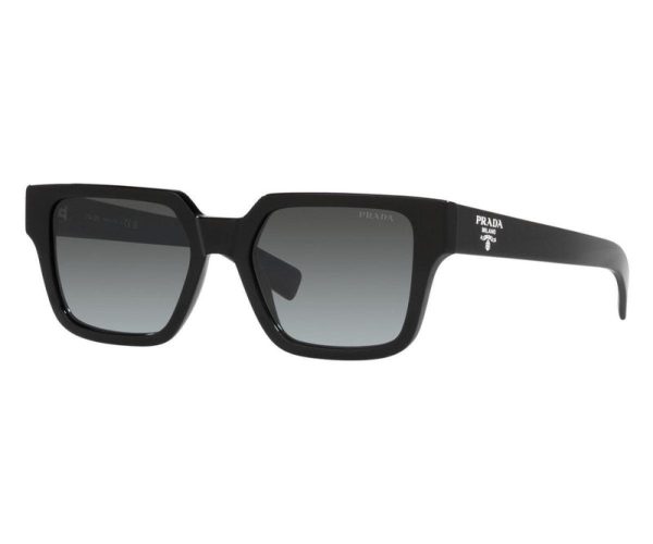 PRADA SPR 03Z 1AB-06T Men Sunglasses BLACK - Image 2