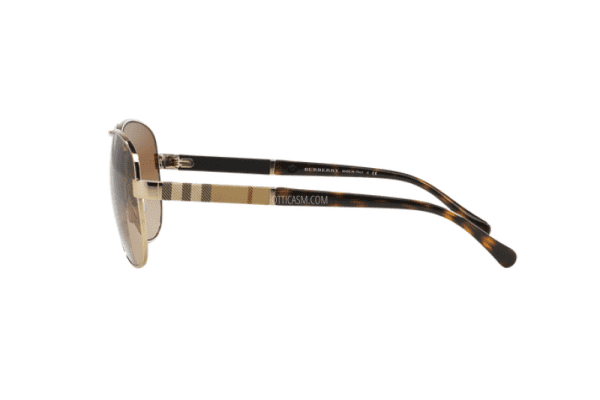 BURBERRY B 3080 1145/13 Women Sunglasses GOLD - Image 3