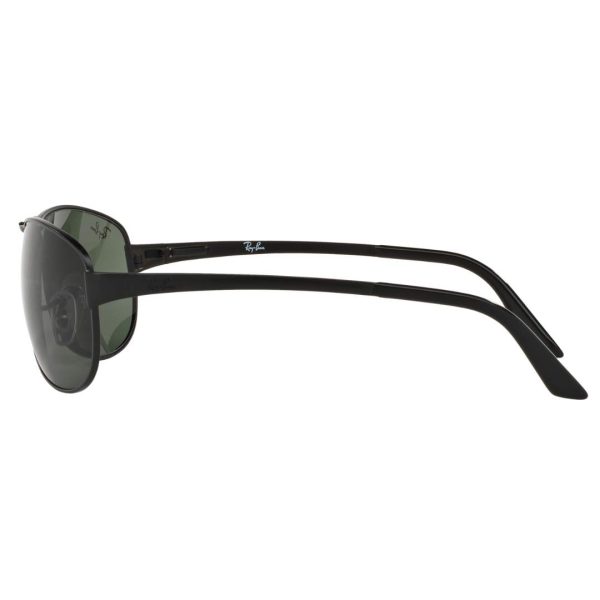 RayBan RB 3342 006 60 3N Men Sunglass Black - Image 3