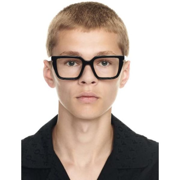 OFF-WHITE OERJ 052 1000 Unisex Optical Frame Black - Image 3