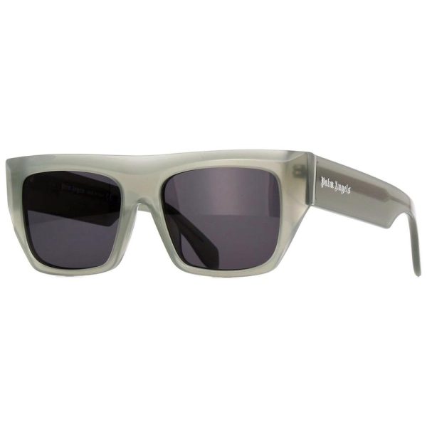 PALM ANGELS PERI052 0907 Unisex Sunglass Grey Crystal - Image 2