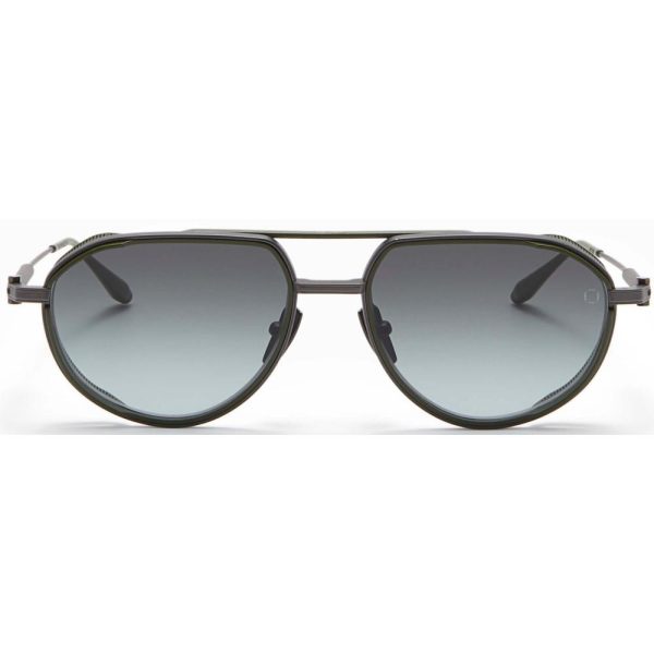 AKONI AKS 511A 54 Unisex Sunglass GREY-GREEN