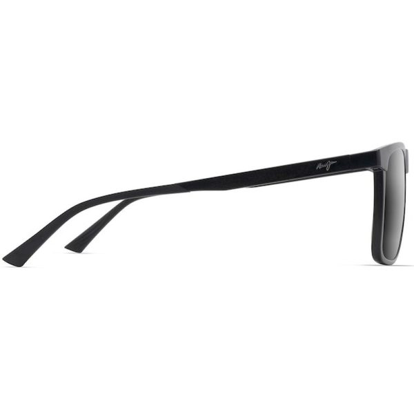 MAUI JIM MJ 619-02 Men Sunglass Black - Image 3