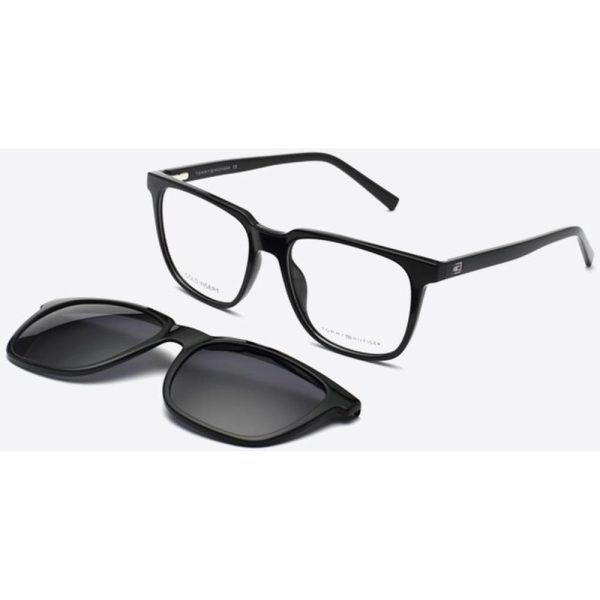 TOMMY HILFIGER TH 1080 C1 C/O Unisex Clip On Sunglass Black