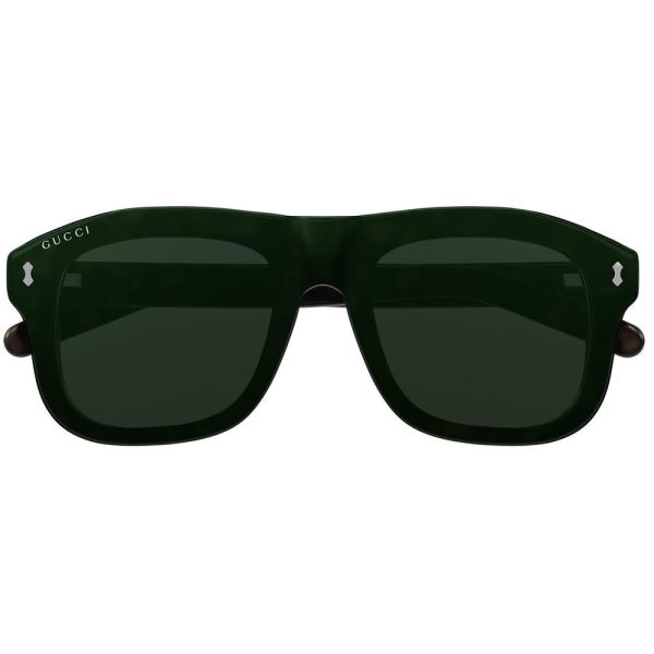 GUCCI GG1712S 002 Men Optical with Clip-On Sunglass Havana