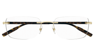 MONT BLANC MB0321O 002 Men Optical Glasses Gold