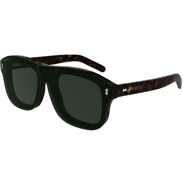 GUCCI GG1712S 002 Men Optical with Clip-On Sunglass Havana - Image 2