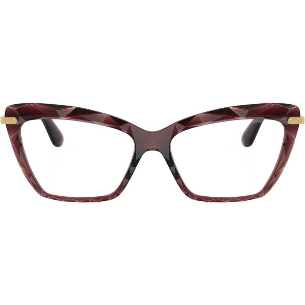 DOLCE&GABBANA DG 5025 3045 Women Optical Glasses Bordeaux