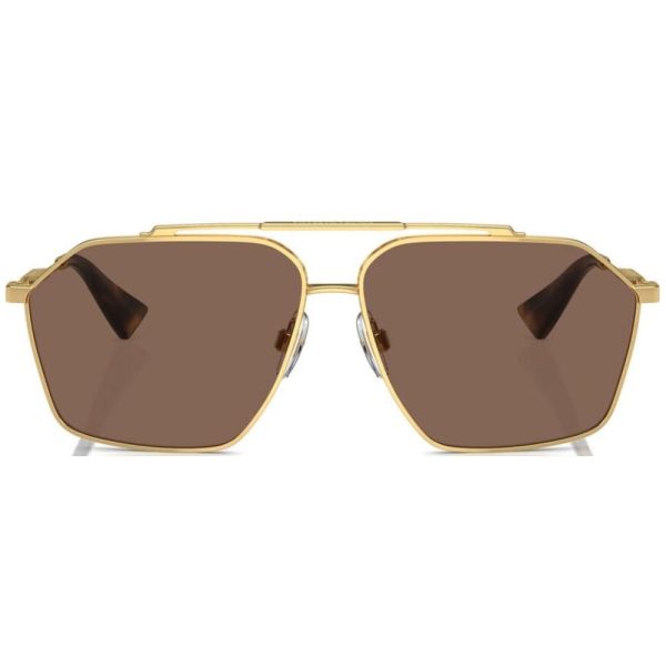 DOLCE&GABBANA DG 2303 02/73 Men Sunglass Gold