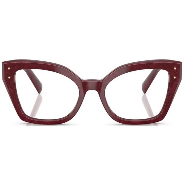 DOLCE&GABBANA DG 3386 3442 Women Optical Glasses Bordeaux