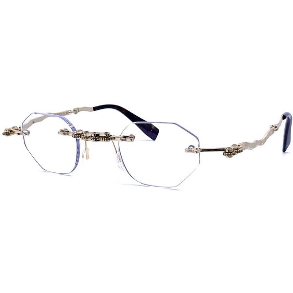 KUBORAUM MASKE H45 GD Unisex Optical Glasses Gold - Image 2