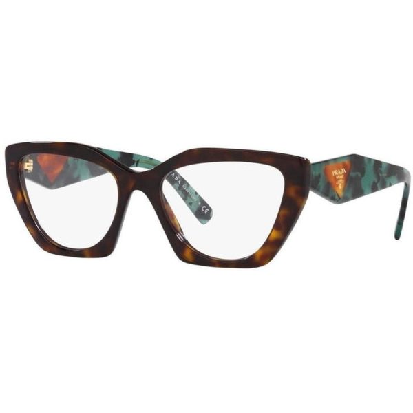 PRADA VPR 09Y 2AU 1O1 Women Optical Glasses Havana - Image 2