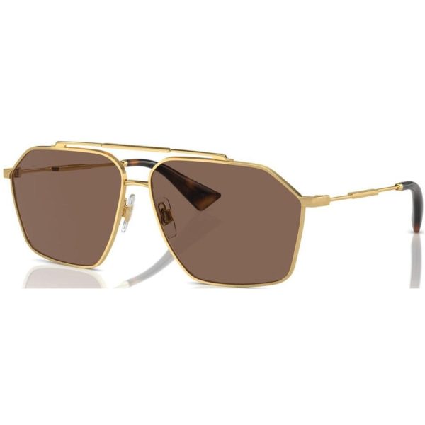 DOLCE&GABBANA DG 2303 02/73 Men Sunglass Gold - Image 2