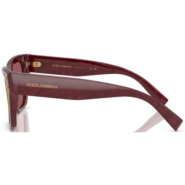 DOLCE&GABBANA DG 4471 3442/D0 Women Sunglass Bordeaux - Image 3