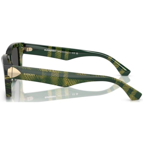 BURBERRY B 4443 4125/87 Women Sunglass Green - Image 3