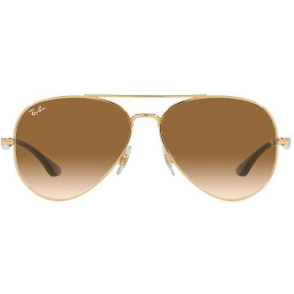 RAYBAN RB3675 001/51 - METAL SHEET Rayban Gold brown Aviator